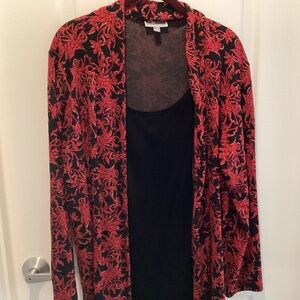 JM Collection woman’s top. Size 1x.
